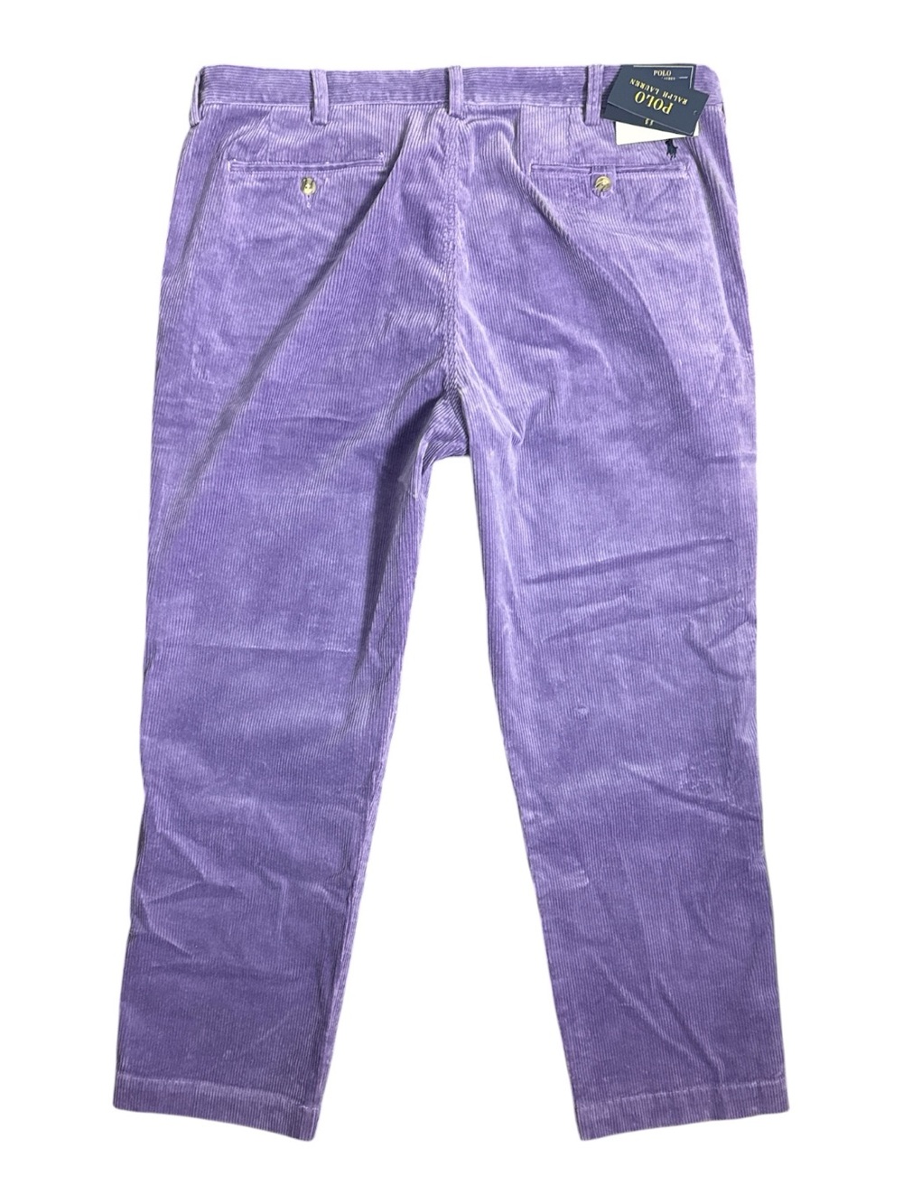 NWT POLO Ralph Lauren Bedford Straight Corduroy 40 x 30 Flat Front Chino Preppy - Picture 5 of 13